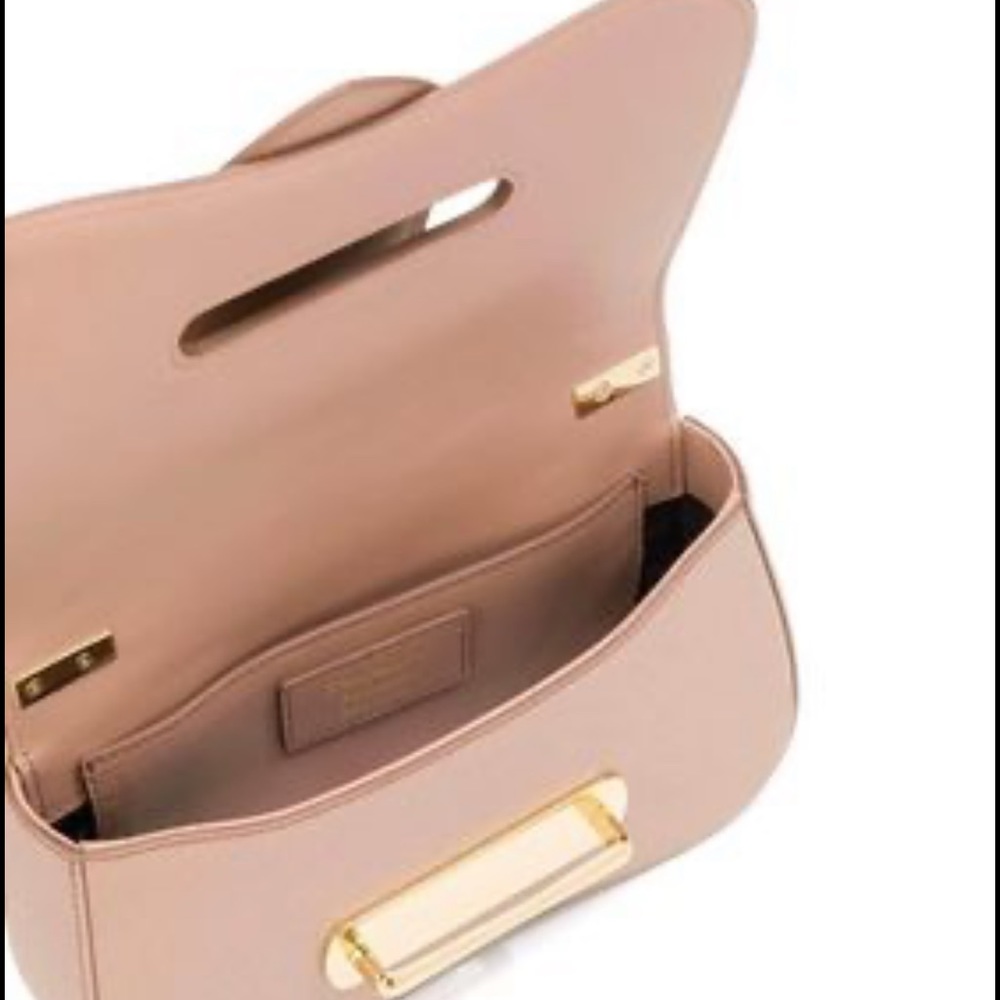 PRADA SIDONIE HANDBAG RARE FIND NUDE LEATHER - Picture 6 of 6